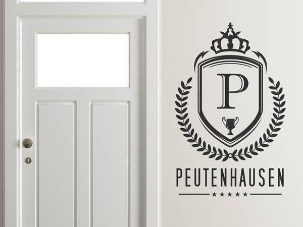 Wandtattoo Peutenhausen Wappen