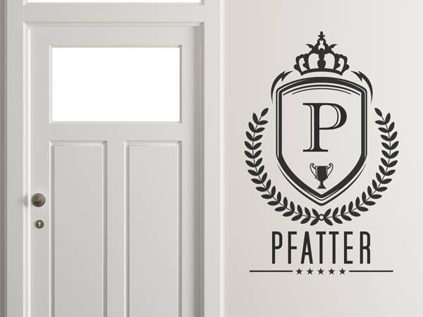 Wandtattoo Pfatter Wappen