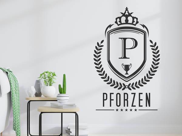 Wandtattoo Pforzen Wappen