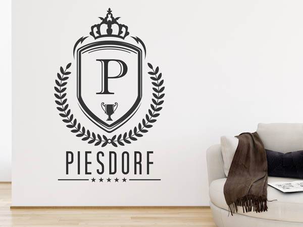 Wandtattoo Piesdorf Wappen