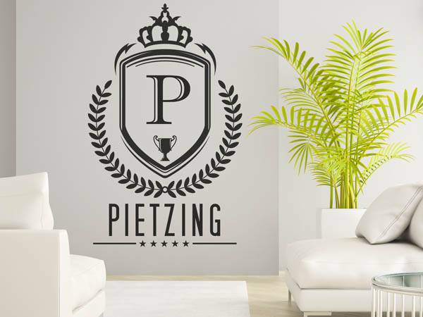 Wandtattoo Pietzing Wappen