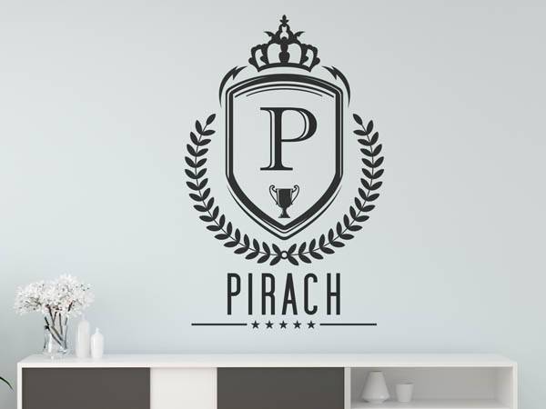 Wandtattoo Pirach Wappen
