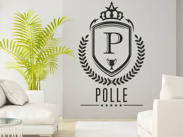Wandtattoo Polle Wappen