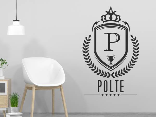 Wandtattoo Polte Wappen