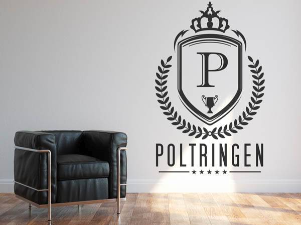 Wandtattoo Poltringen Wappen