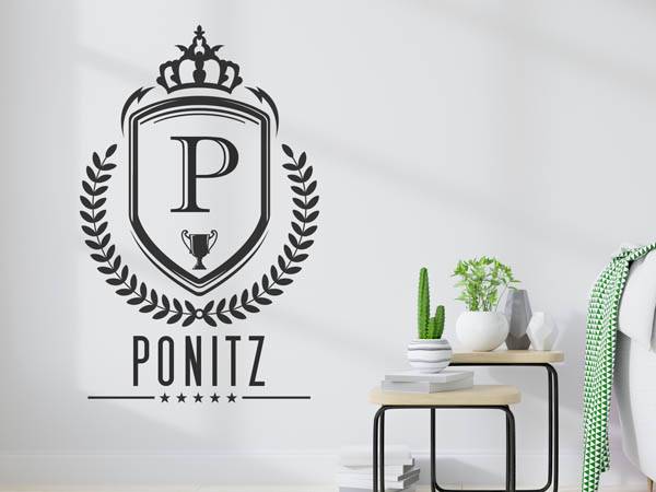 Wandtattoo Ponitz Wappen