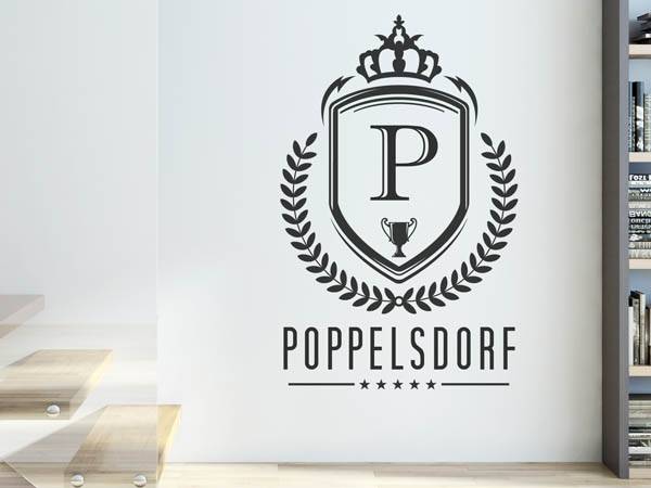 Wandtattoo Poppelsdorf Wappen