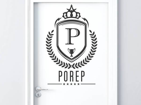 Wandtattoo Porep Wappen