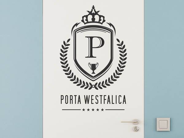 Wandtattoo Porta Westfalica Wappen
