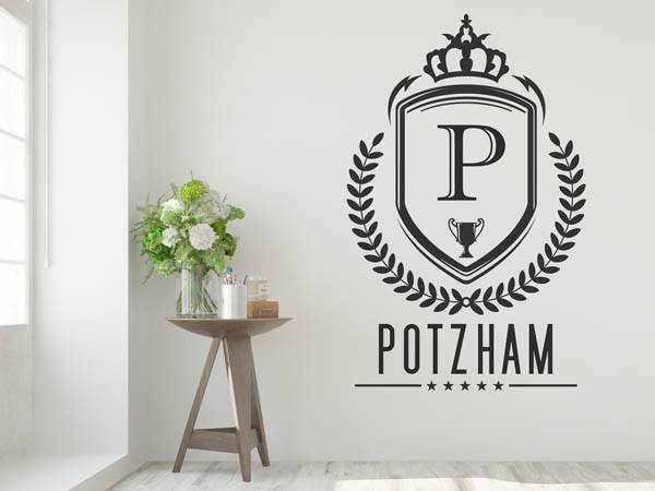 Wandtattoo Potzham Wappen