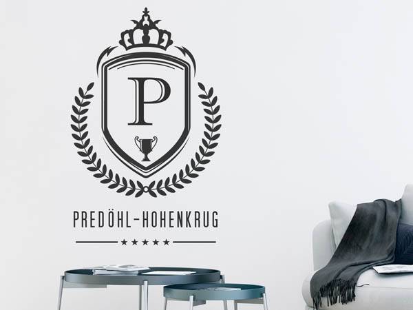 Wandtattoo Predöhl-Hohenkrug Wappen