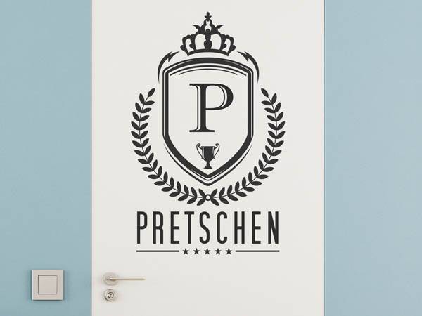 Wandtattoo Pretschen Wappen