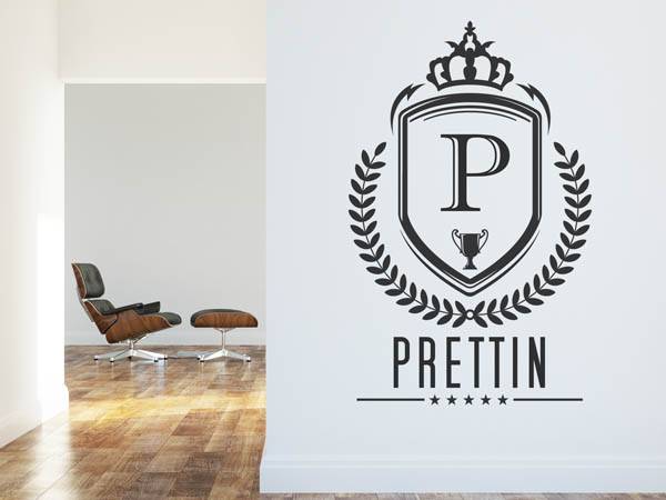 Wandtattoo Prettin Wappen