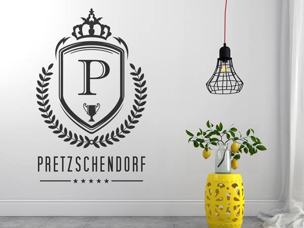 Wandtattoo Pretzschendorf Wappen