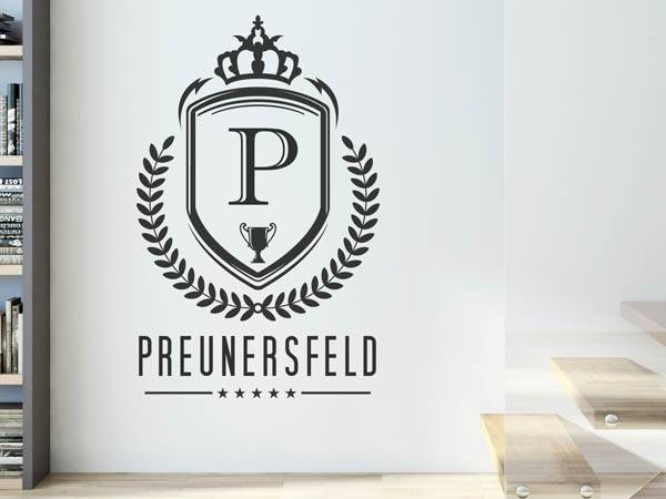 Wandtattoo Preunersfeld Wappen