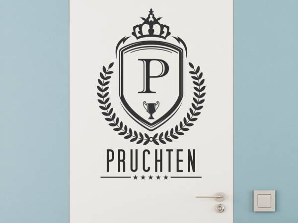 Wandtattoo Pruchten Wappen