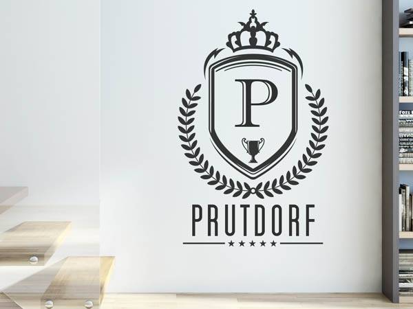 Wandtattoo Prutdorf Wappen