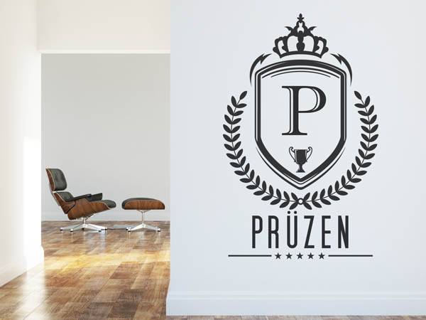 Wandtattoo Prüzen Wappen