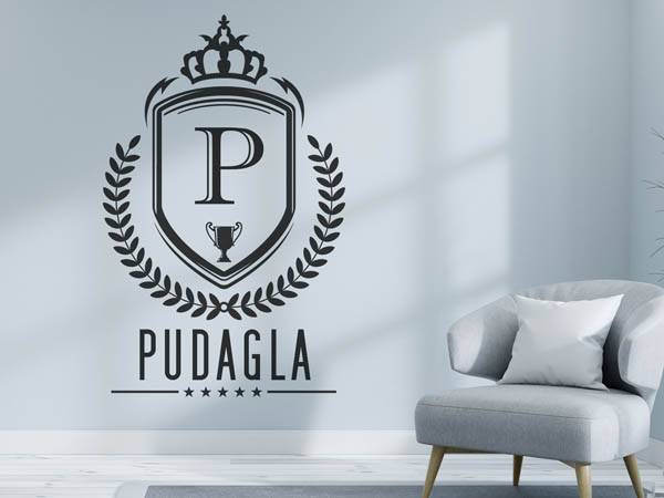 Wandtattoo Pudagla Wappen