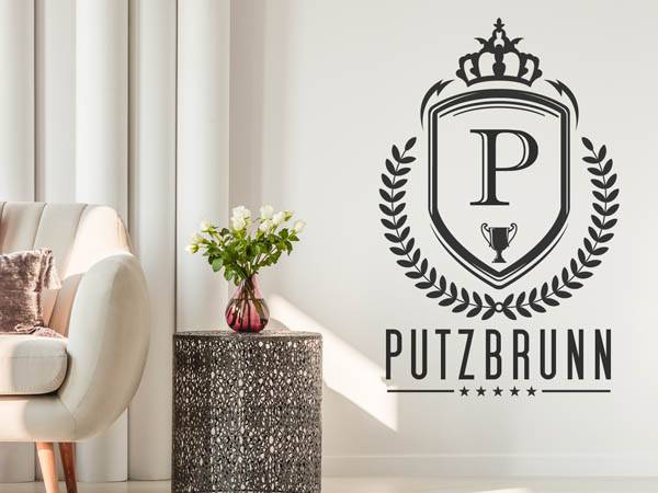 Wandtattoo Putzbrunn Wappen