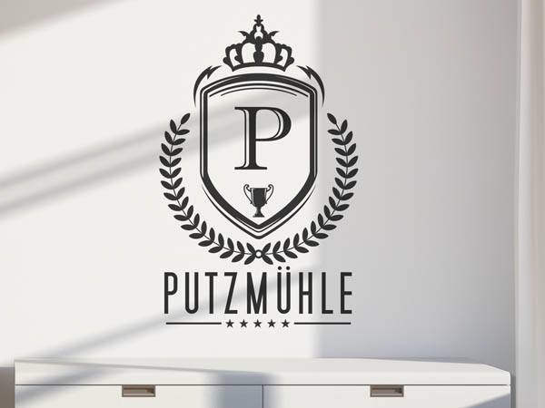 Wandtattoo Putzmühle Wappen