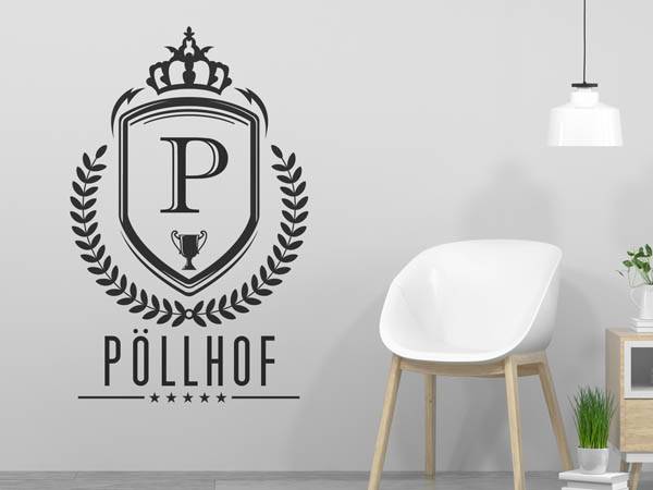 Wandtattoo Pöllhof Wappen
