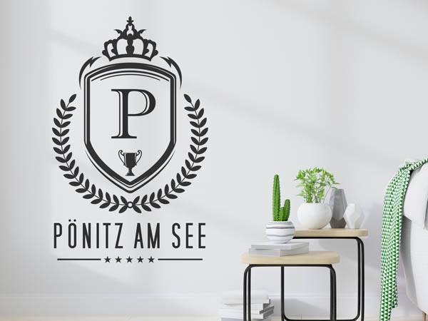 Wandtattoo Pönitz am See Wappen