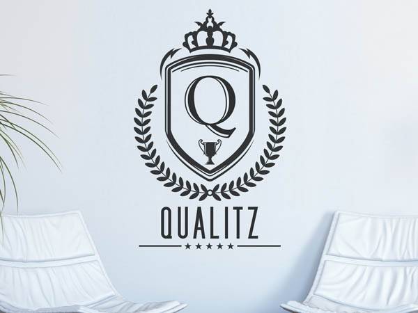 Wandtattoo Qualitz Wappen