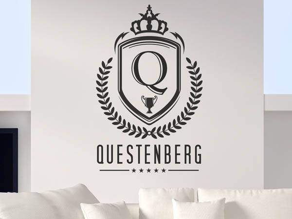 Wandtattoo Questenberg Wappen