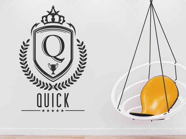 Wandtattoo Quick Wappen