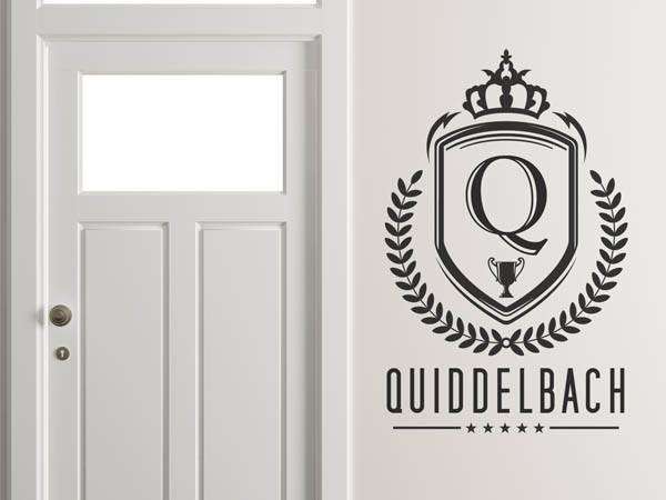 Wandtattoo Quiddelbach Wappen
