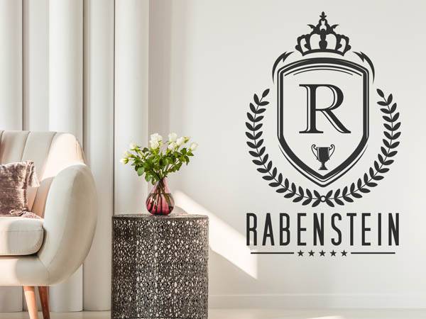 Wandtattoo Rabenstein Wappen