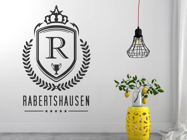 Wandtattoo Rabertshausen Wappen