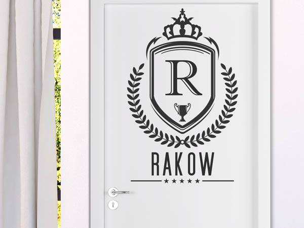 Wandtattoo Rakow Wappen