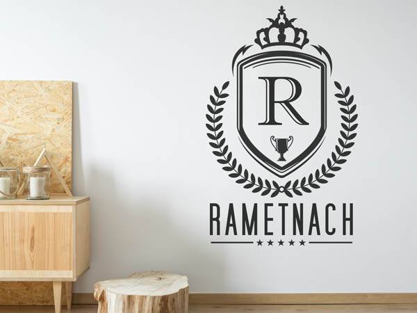 Wandtattoo Rametnach Wappen