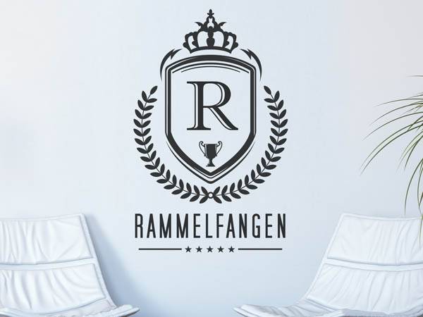 Wandtattoo Rammelfangen Wappen