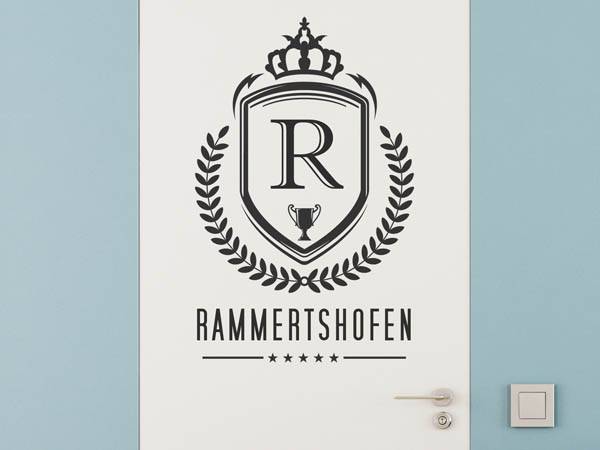 Wandtattoo Rammertshofen Wappen