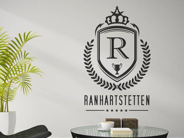 Wandtattoo Ranhartstetten Wappen