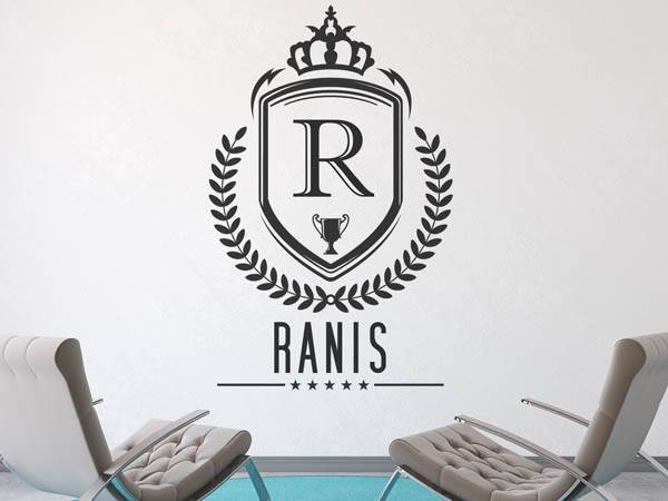 Wandtattoo Ranis Wappen