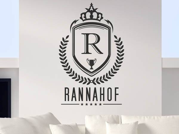 Wandtattoo Rannahof Wappen