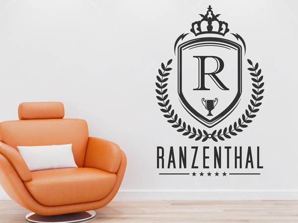 Wandtattoo Ranzenthal Wappen