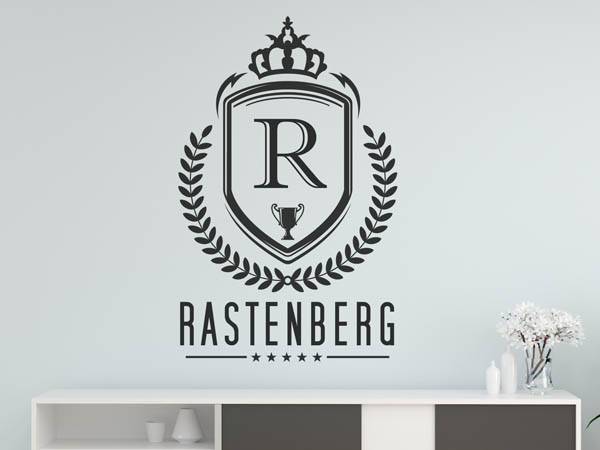 Wandtattoo Rastenberg Wappen