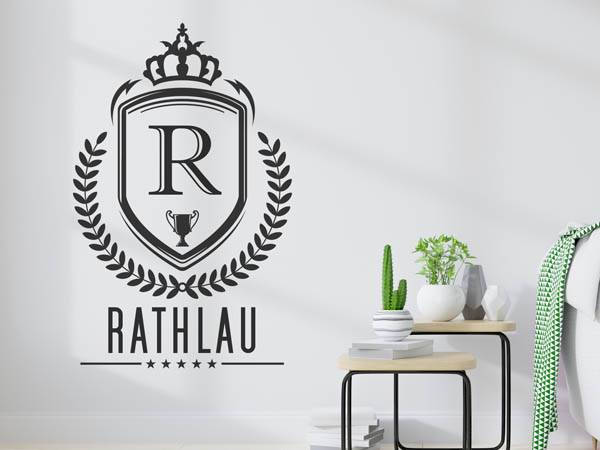 Wandtattoo Rathlau Wappen