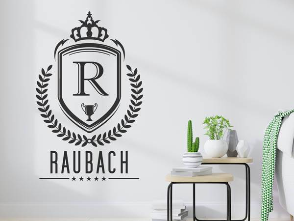 Wandtattoo Raubach Wappen