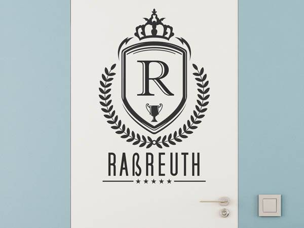 Wandtattoo Raßreuth Wappen