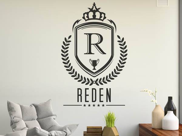 Wandtattoo Reden Wappen