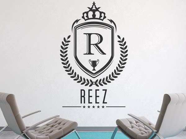 Wandtattoo Reez Wappen