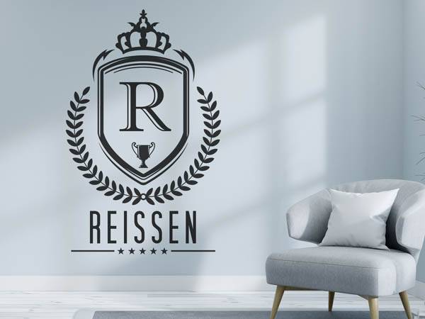 Wandtattoo Reissen Wappen