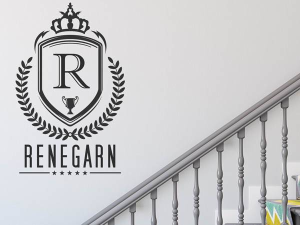 Wandtattoo Renegarn Wappen