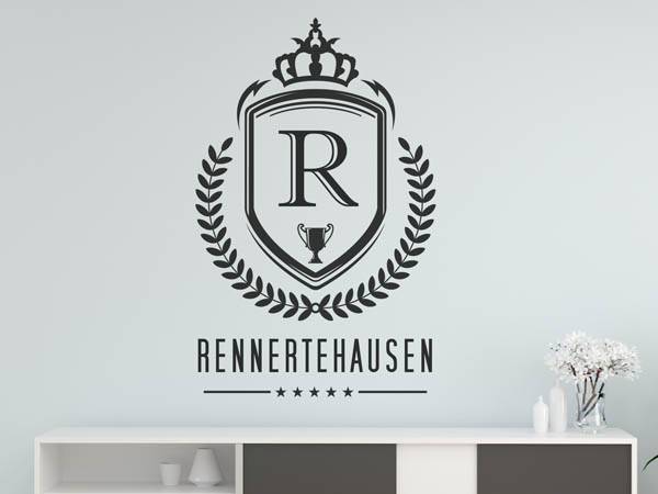 Wandtattoo Rennertehausen Wappen